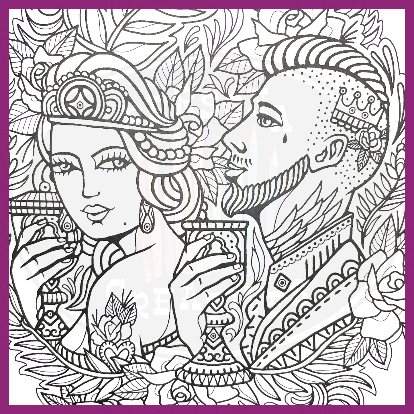 THE TAROT COLORING BOOK