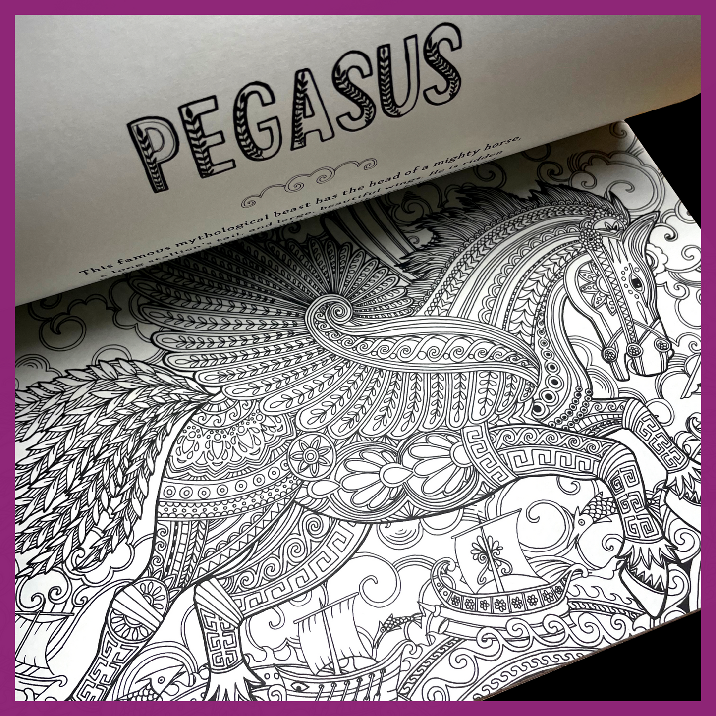 MYTH WORLD COLORING BOOK: FANTASTICAL BEASTS TO COLOR AND EXPLORE
