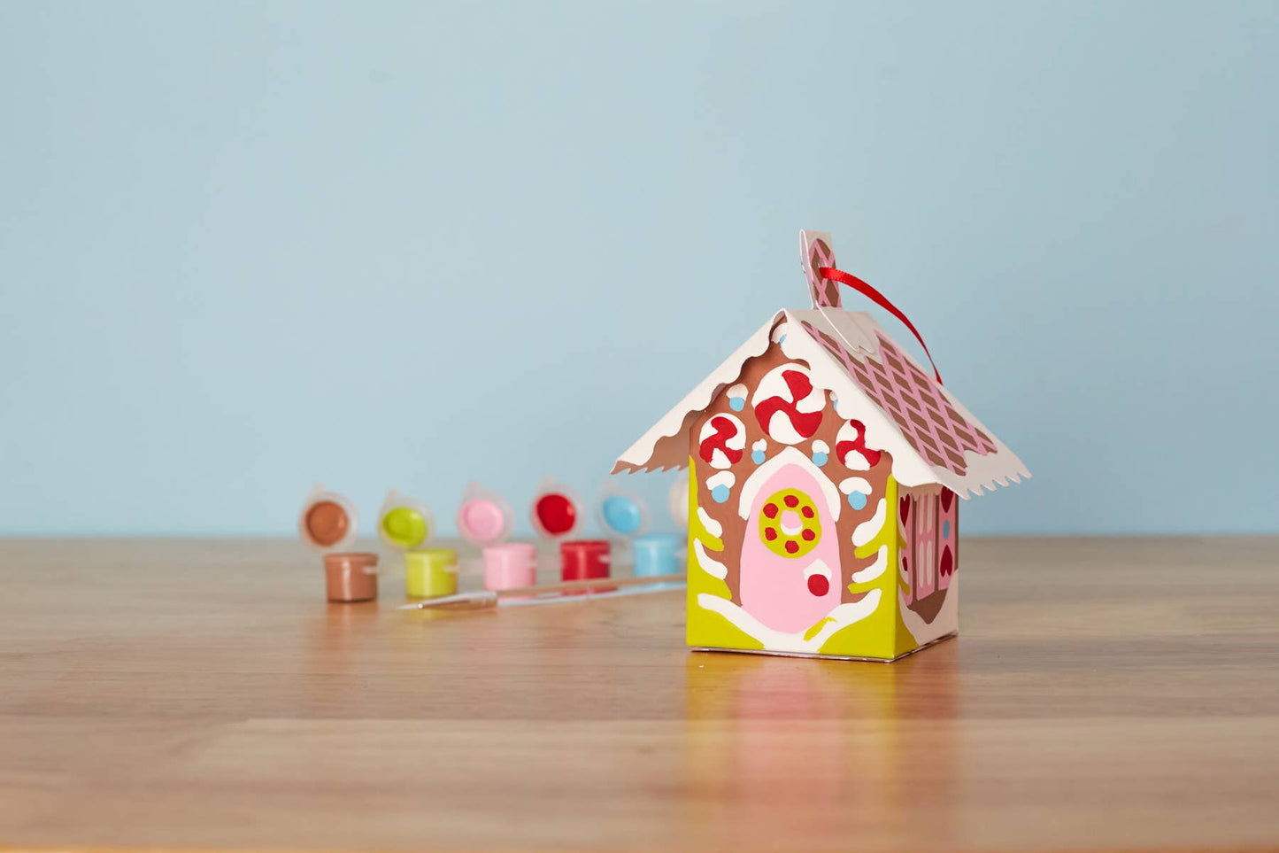 Gingerbread House Christmas Ornament Paint by Number Kit