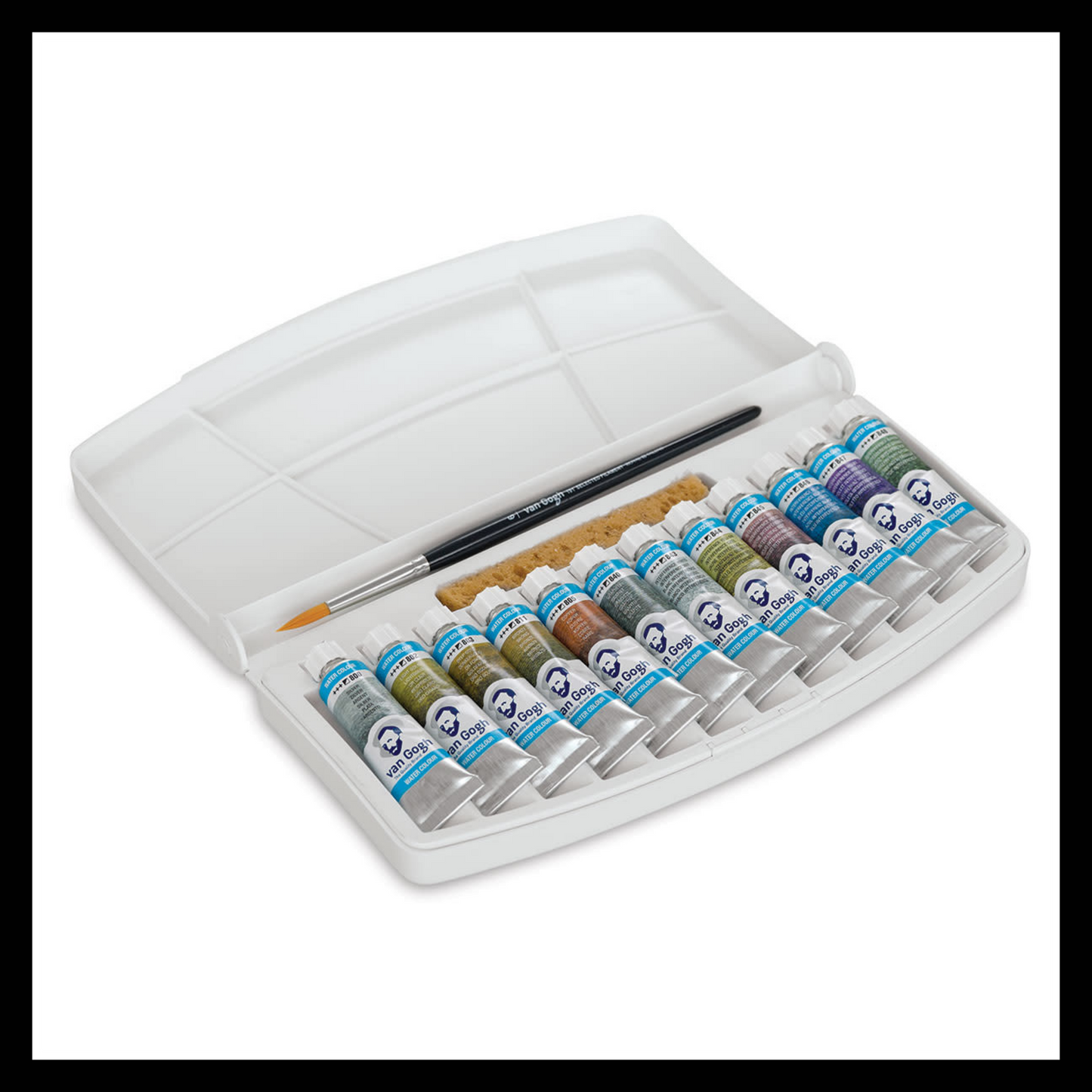 VAN GOGH SET OF 12 WATERCOLOUR TUBES - METALLIC & INTERFERENCE COLORS