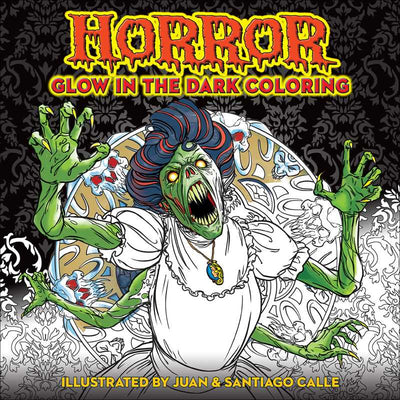 Horror Glow in the Dark Coloring Book