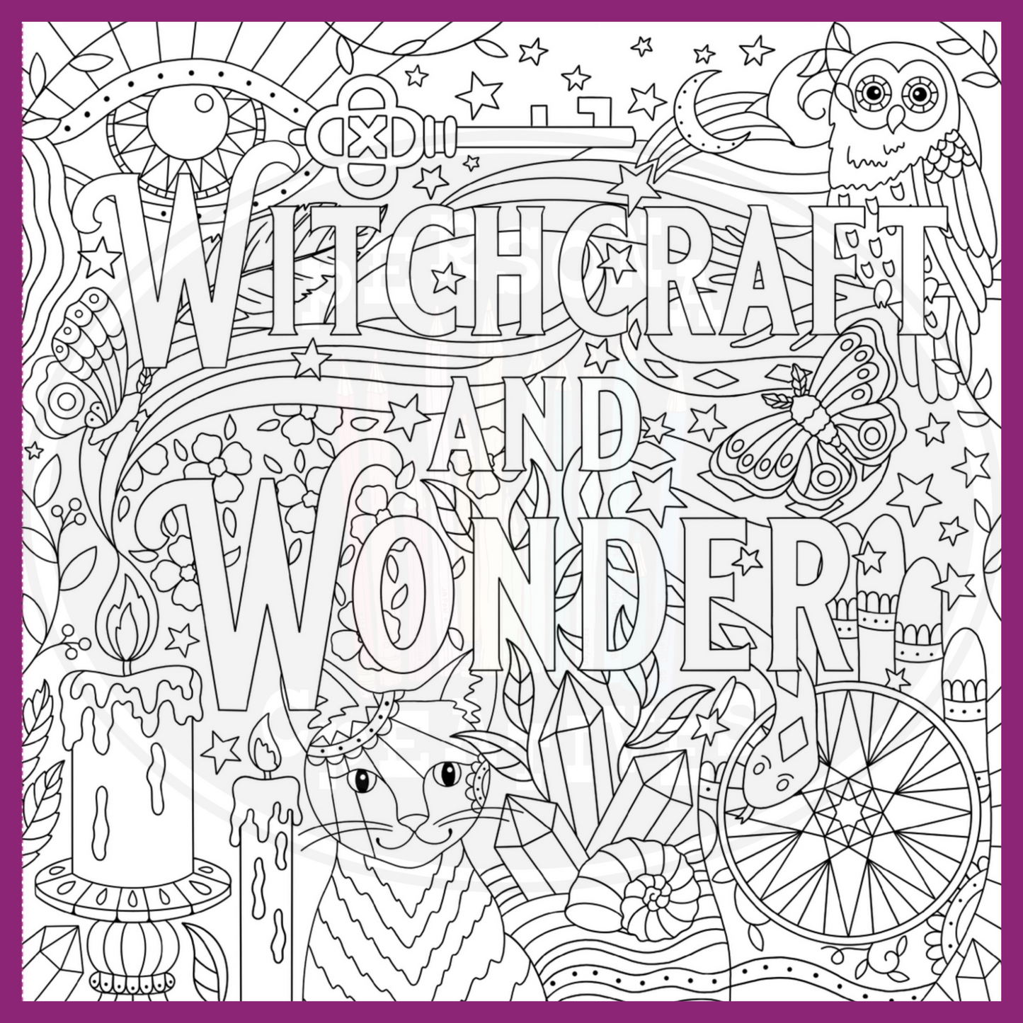 WITCHCRAFT & WONDER COLORING BOOK