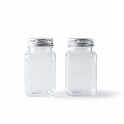 Rectangular Plastic Bottle 2-ct
