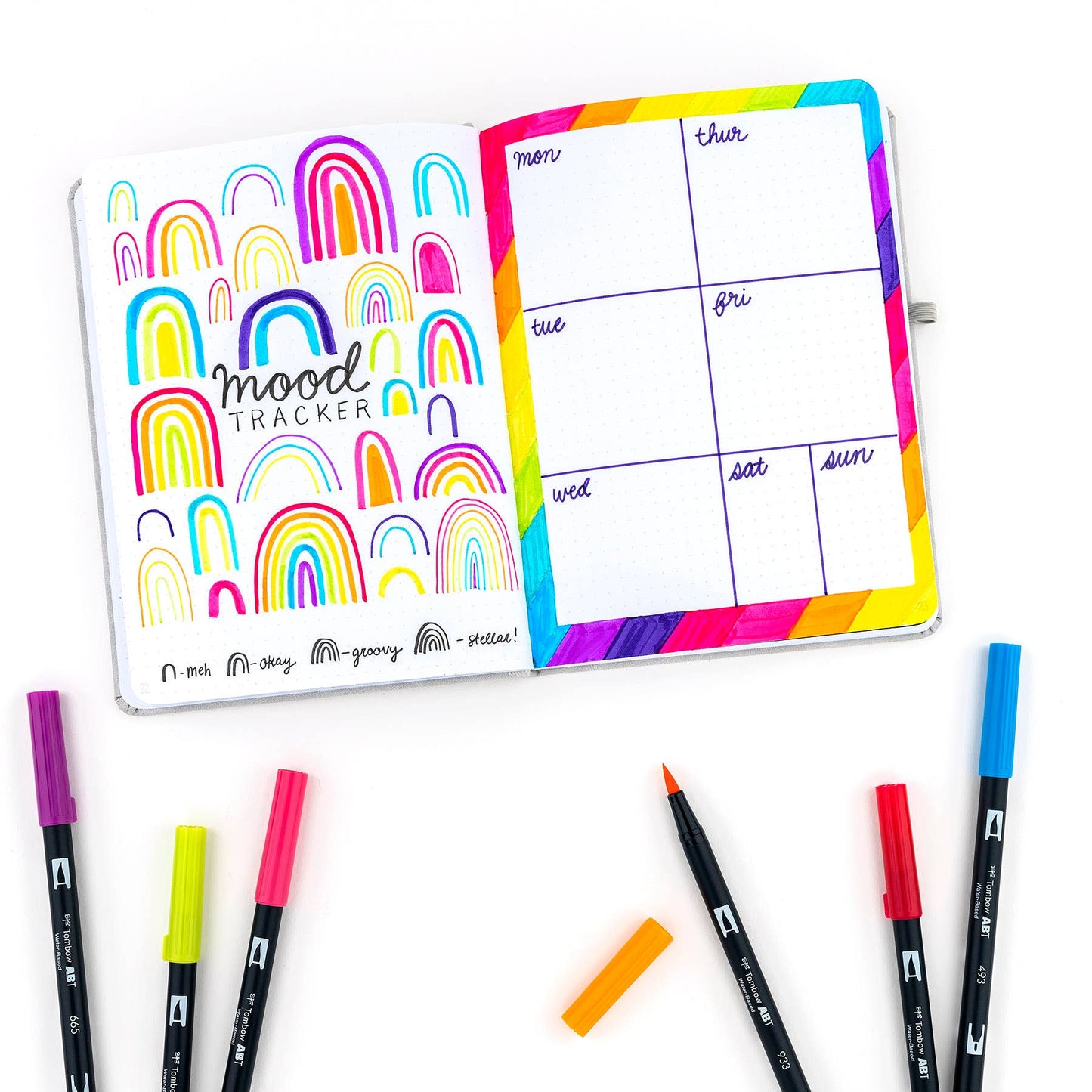 Dual Brush Pen Art Markers, 672PC Display, 108 Colors