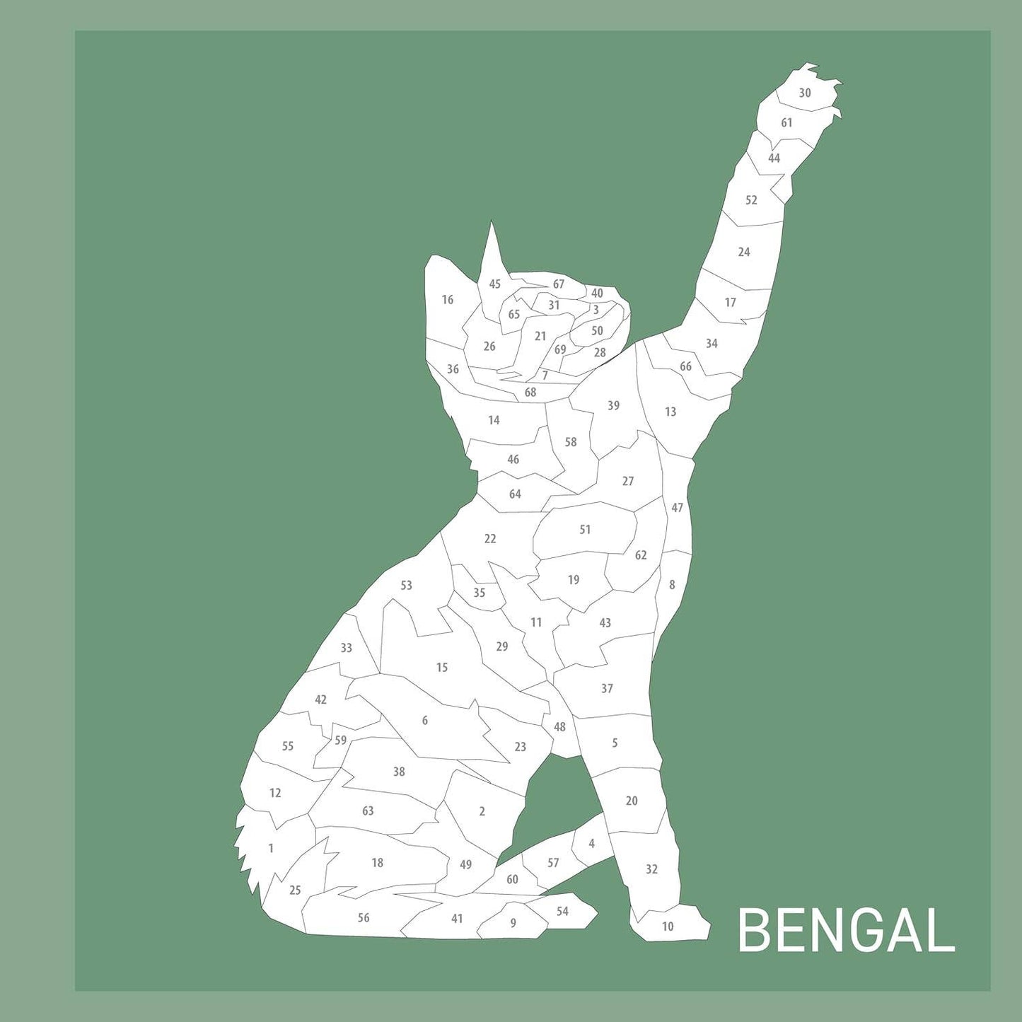 My Sticker Paintings: Cats - 10 Amazing Felines