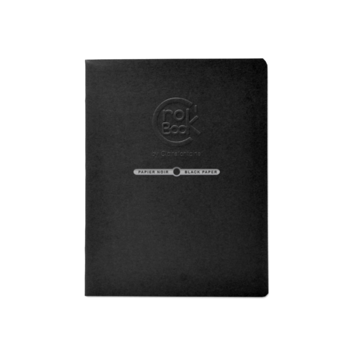 Crokbook Noir -Black Sketchbook - 6.75 x 8.75