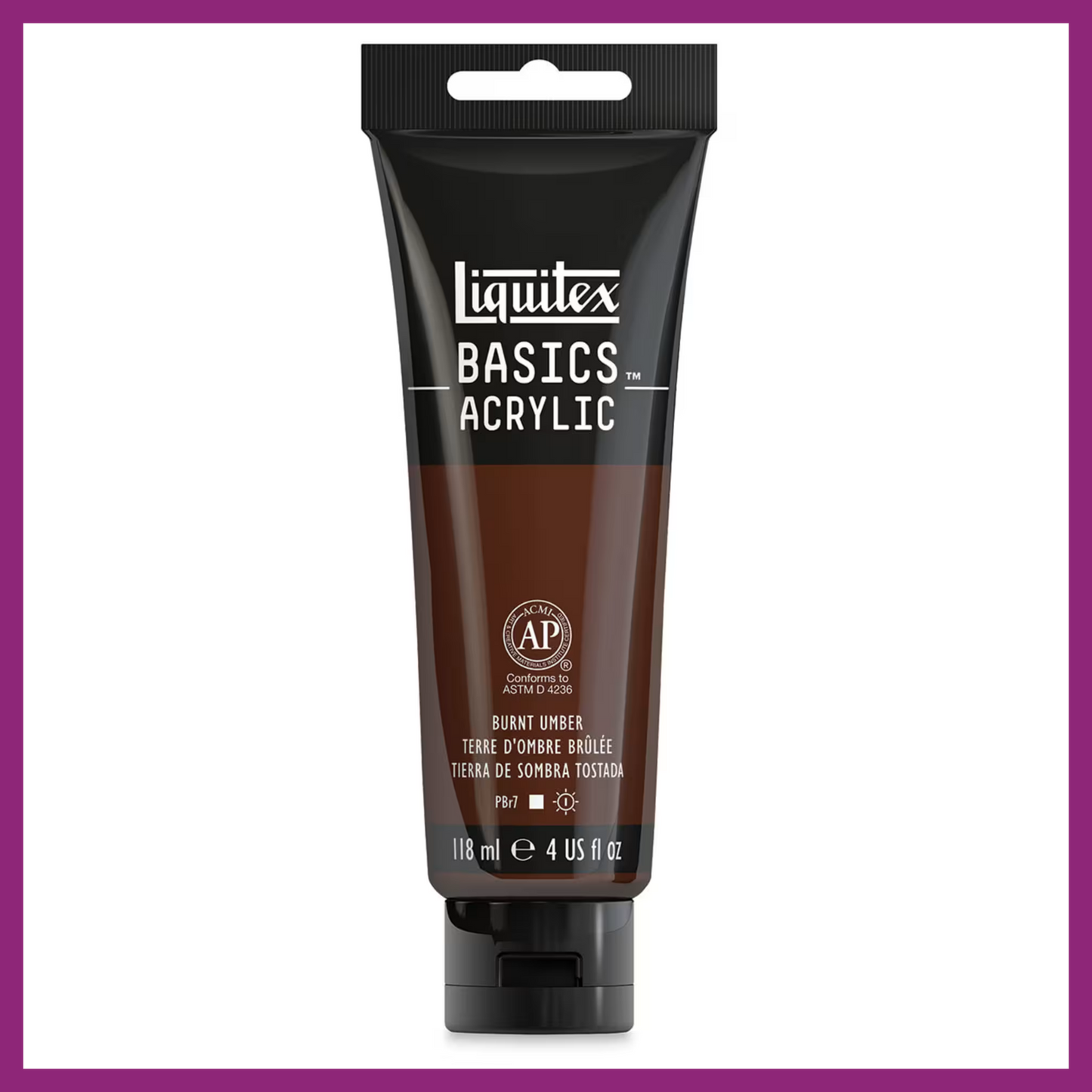 LIQUITEX BASICS ACRYLIC PAINT - 4oz/118ml