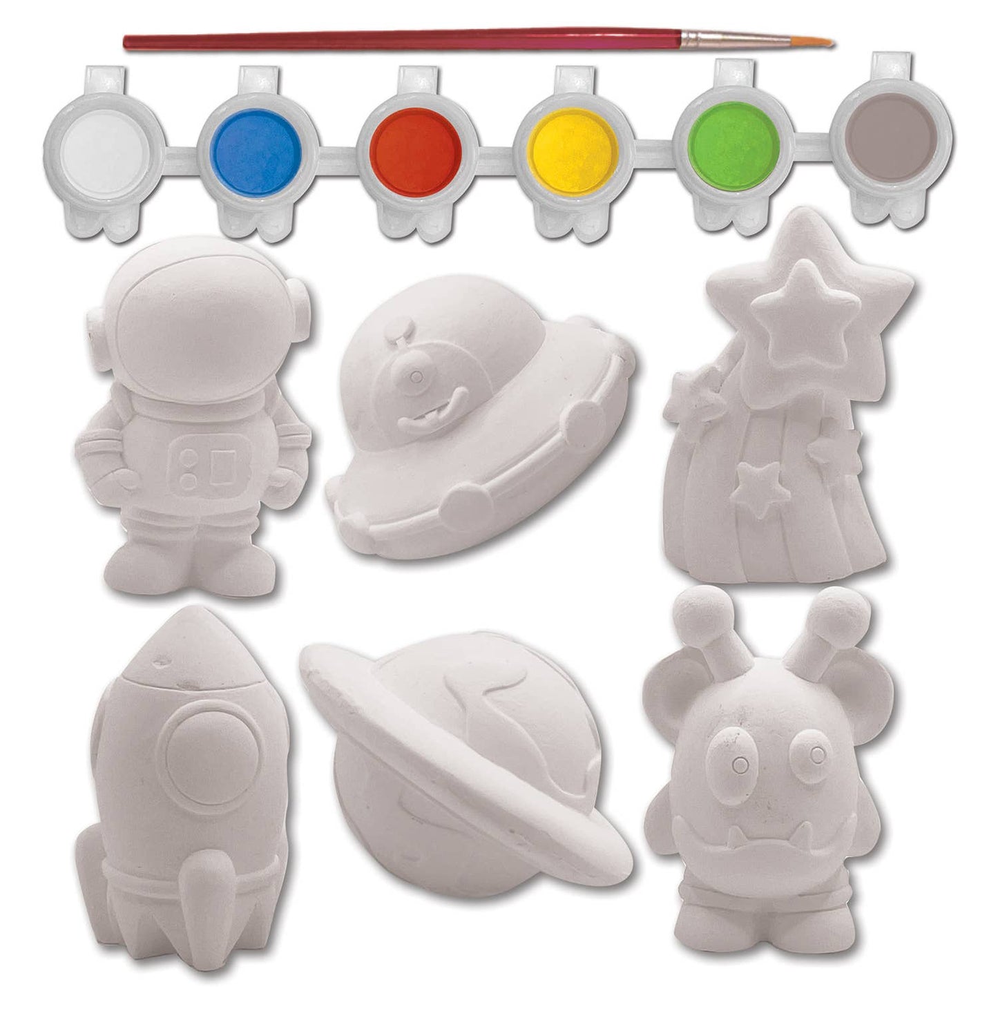 Space Adventure - Plaster Figurine Paint Set