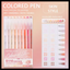 LANGUO FINEPOINT 9 GEL PEN SET - 1MM