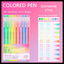 LANGUO FINEPOINT 9 GEL PEN SET - 1MM