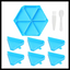 LARGE HEXAGON TRAY FOR DIAMOND DRILLS