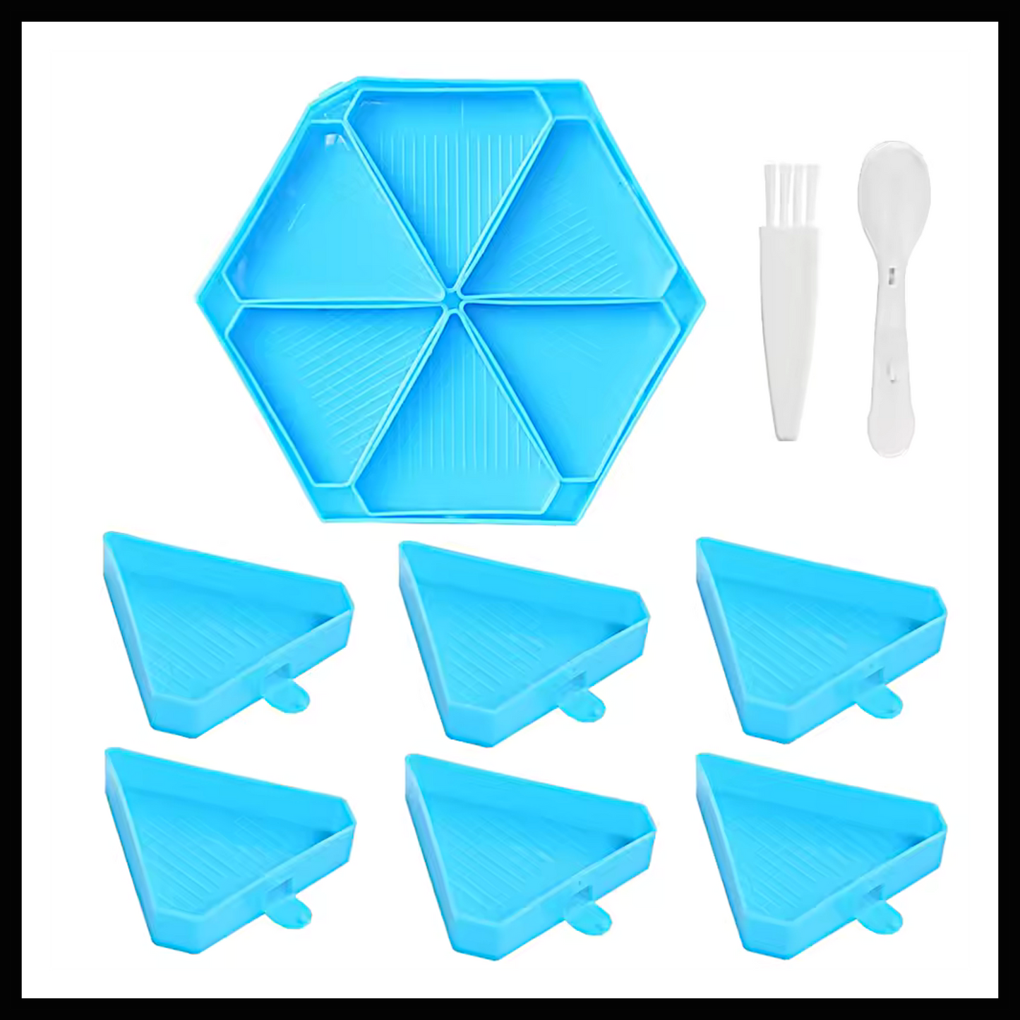 LARGE HEXAGON TRAY FOR DIAMOND DRILLS