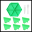 LARGE HEXAGON TRAY FOR DIAMOND DRILLS