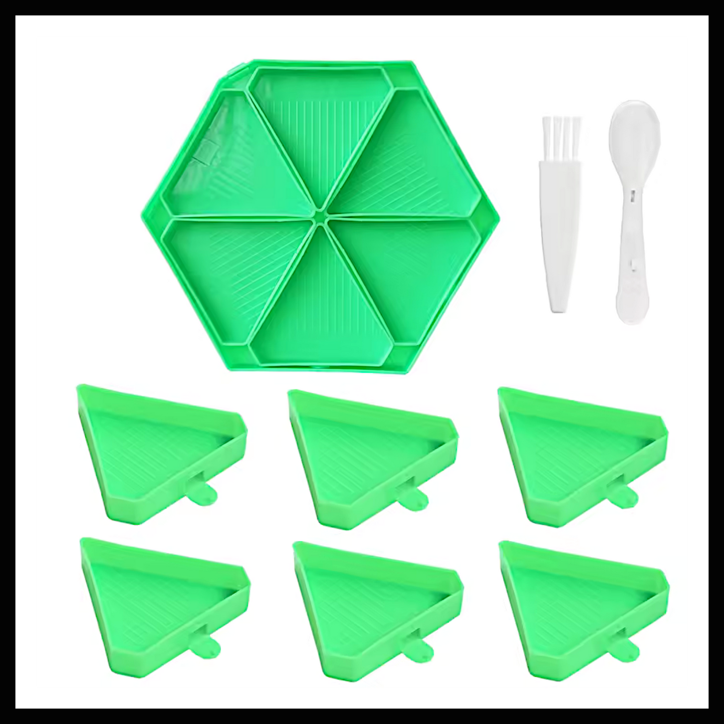 LARGE HEXAGON TRAY FOR DIAMOND DRILLS