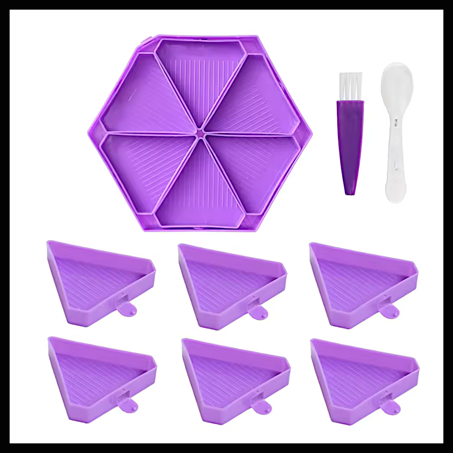 LARGE HEXAGON TRAY FOR DIAMOND DRILLS