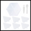 LARGE HEXAGON TRAY FOR DIAMOND DRILLS
