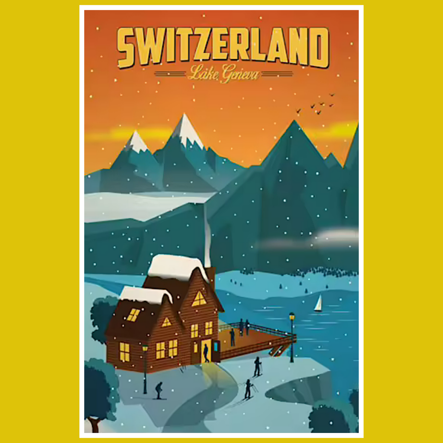SWITZERLAND PAINT BY NUMBER KIT