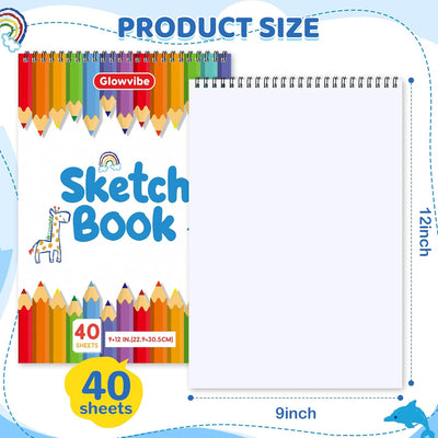 KIDS SKETCH PAD 9X12 40 SHEETS