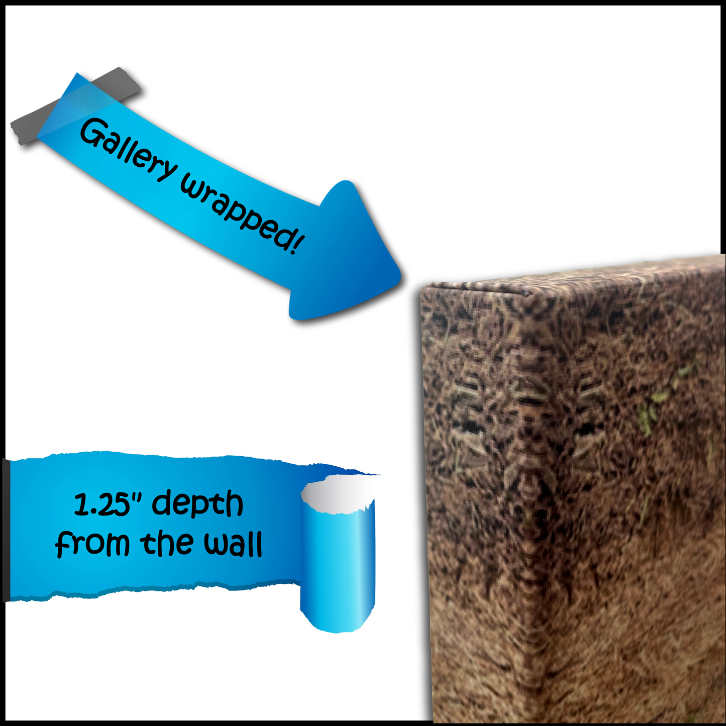 YOUR PHOTO ON QUALITY CANVAS (*make selections for price*)