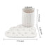 Ceramic Paint Brush Holder & Palette Set - Cloud-Shaped