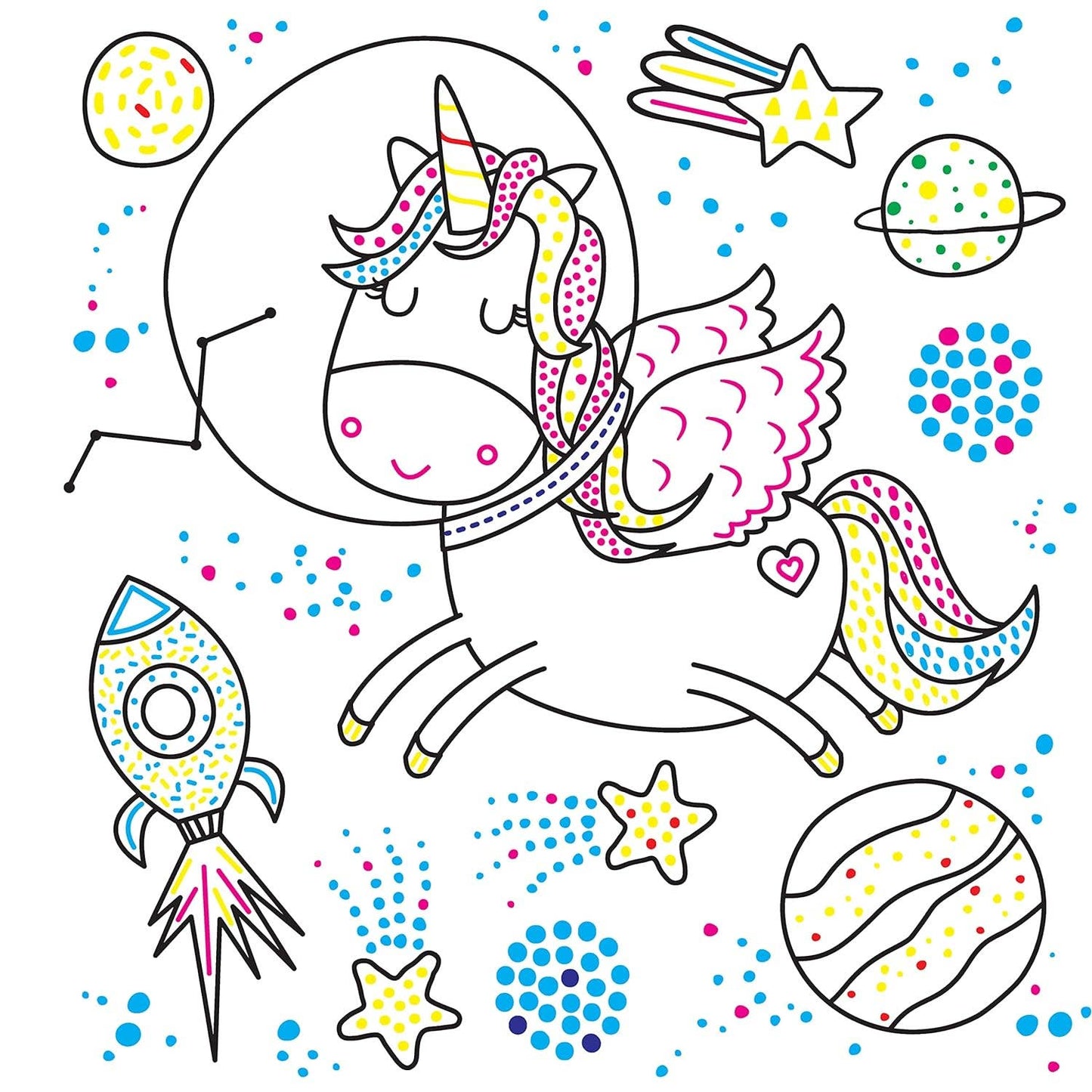 Easy and Fun Paint Magic with Water: Unicorns and Friends