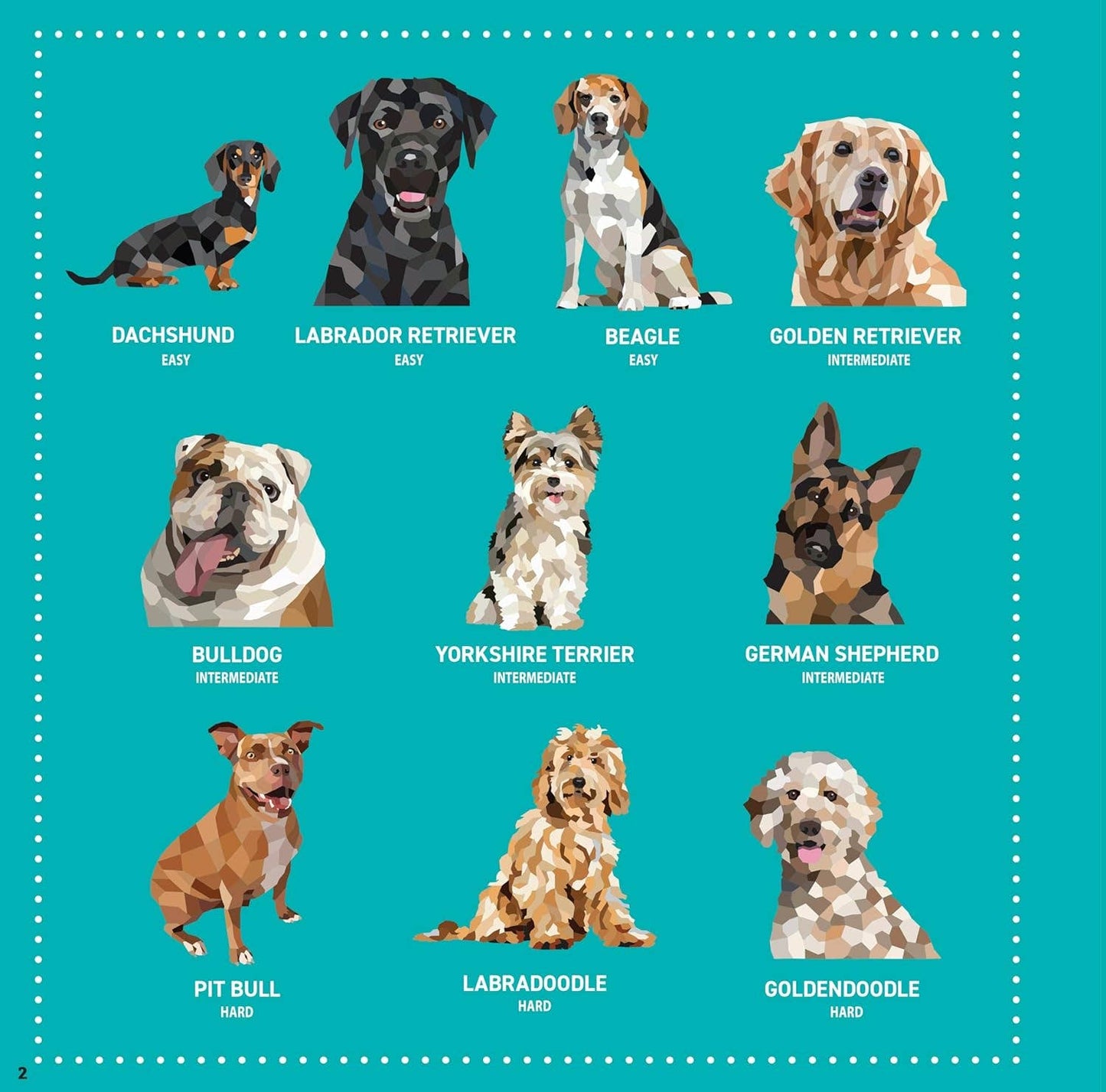 My Sticker Paintings: Dogs - 10 Incredible Canines
