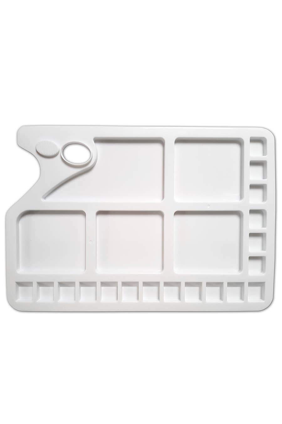 Zieler® Large White Palette Sturdy Plastic 23 Well