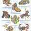 Quirky Collages to Color