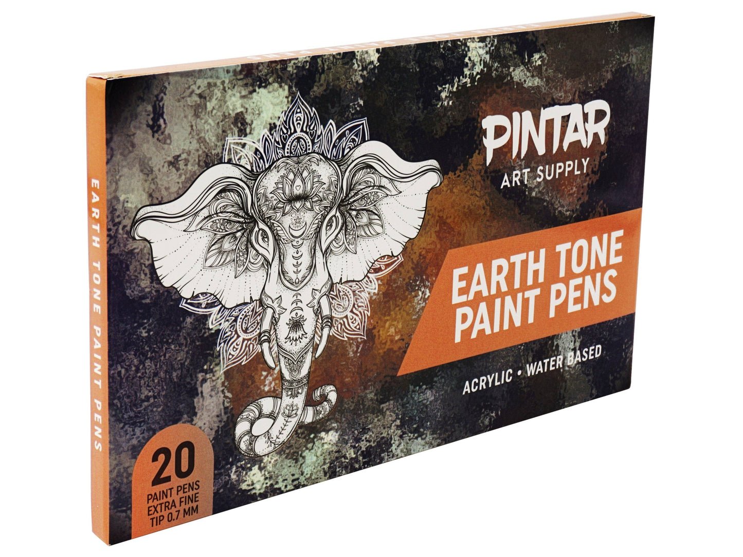 Pintar Earth Tone Acrylic Paint Pen Set - 0.7mm - 20PK