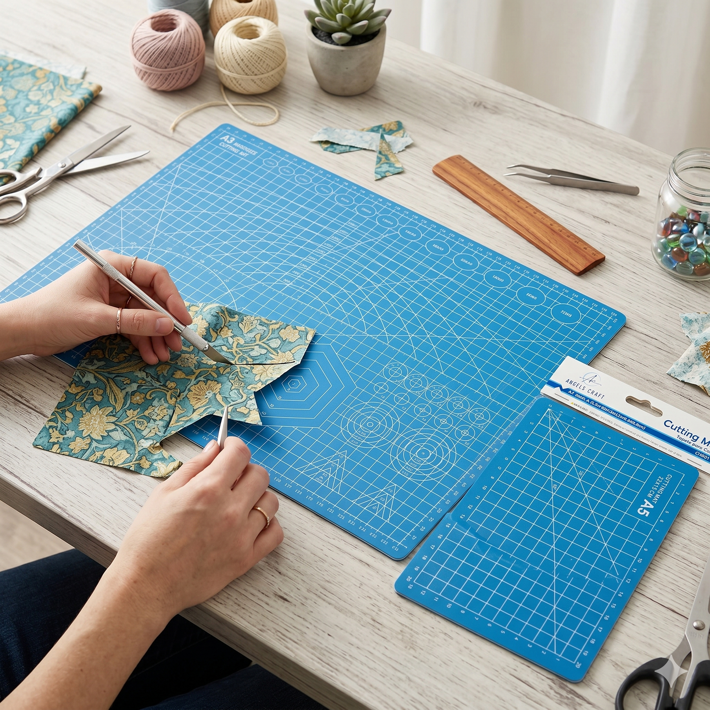 Double-Sided Self-Healing Cutting Mat (A3) Appr 12" x 18"