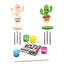 Cactus Wind Chime Wood Paint Set
