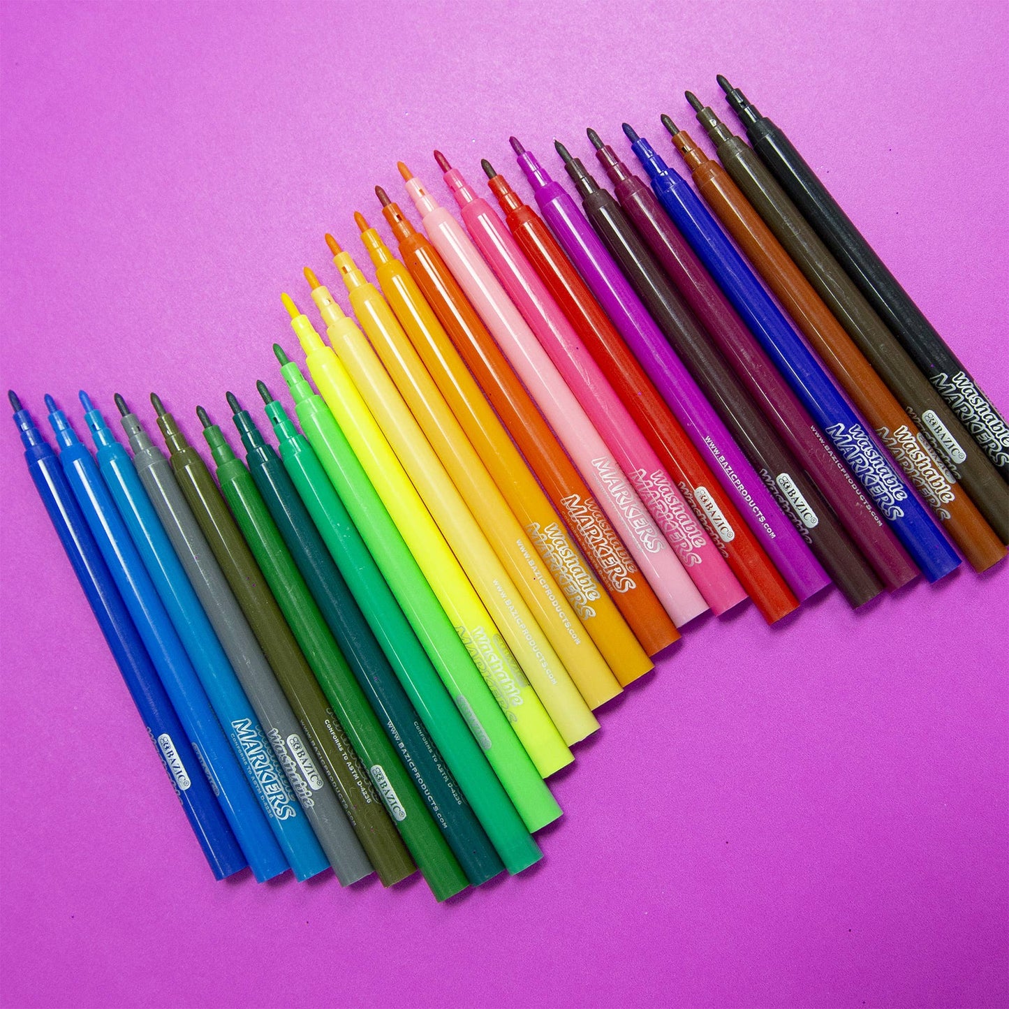 Fine Line 24 Classic Colors Washable Markers