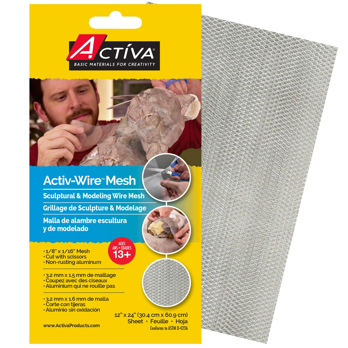 Activ-Wire Mesh Small (1/8"x1/16") 12" x 24"