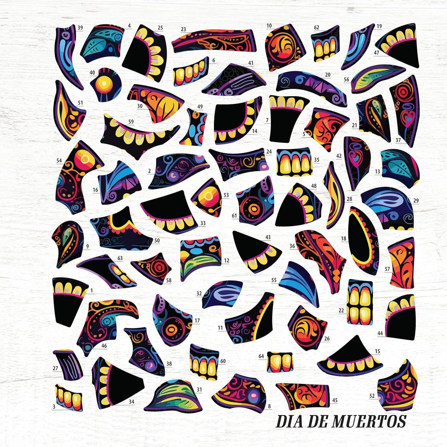 Ultimate Sugar Skulls Sticker Painting - 10 Masterpieces!