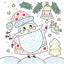 Easy and Fun Paint Magic with Water: Christmas