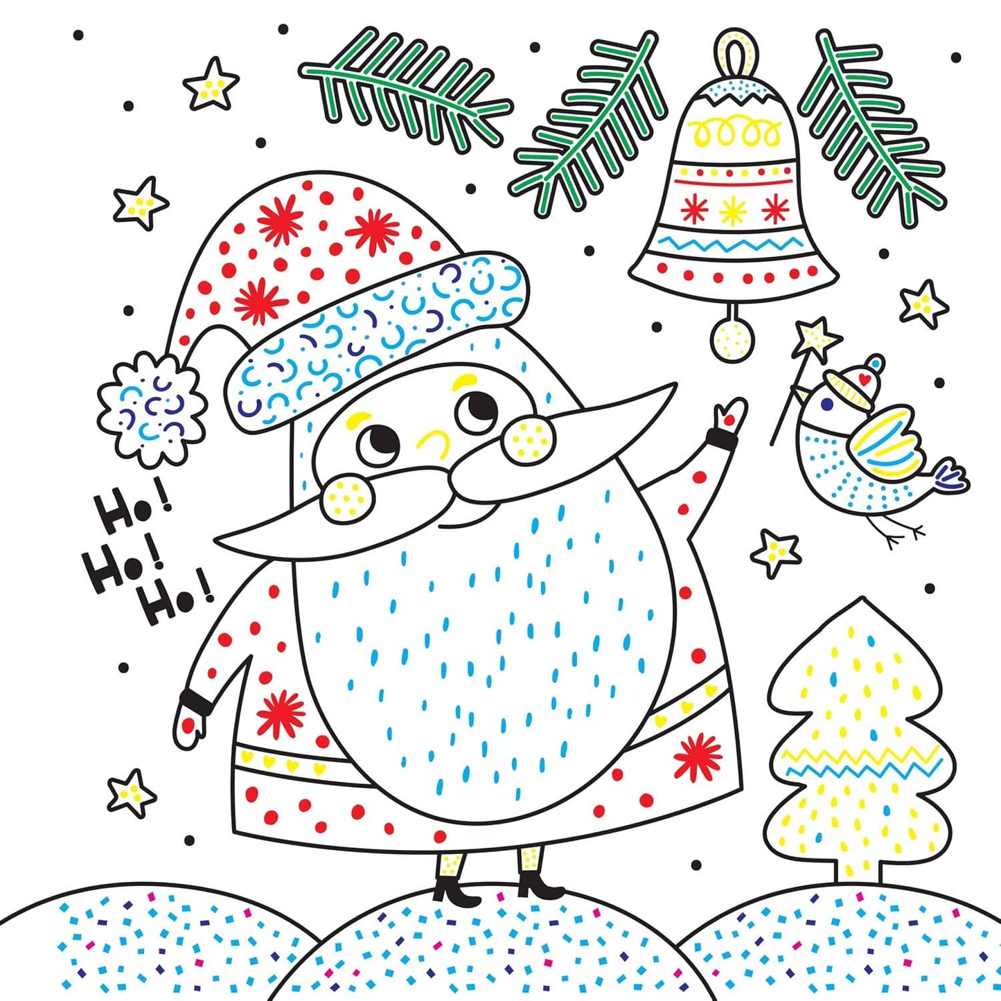 Easy and Fun Paint Magic with Water: Christmas