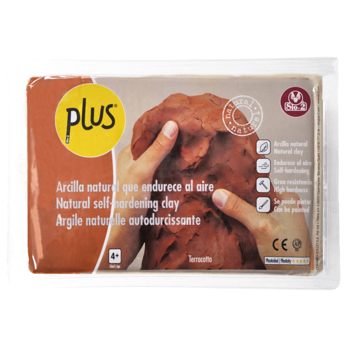 PLUS Clay - Self Hardening 2.2 lb. (1 kg.)