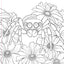 Goth Garden Adult Coloring Book