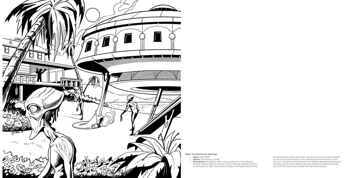 Alien Encounters Coloring Book