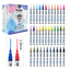 PINTAR Premium Acrylic Paint Pens - 1mm Fine Tip Pens - 35Colors