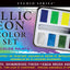 Studio Series Metallic & Neon Watercolor Paint Set (Set of 16 Colors)