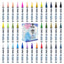 PINTAR Premium Acrylic Paint Pens - 1mm Fine Tip Pens - 35Colors